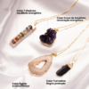 Kit 4 Colares Pedras de Poder folheados em ouro 18k - Image 2