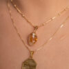 Conjunto Choker Citrino + Colar Seja Luz folheado em ouro 18k - Image 4