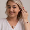 Colar folheado em prata Signo de Áries - Jaspe Vermelha - Image 5
