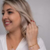 Colar Coleção Amor de Mãe Quartzo Rosa + Menino folheado em ouro 18k - Image 3