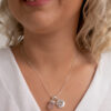 Colar folheado em prata Signo de Touro - Quartzo Rosa - Image 3