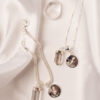Kit 2 Peças Signo de Sagitário - Pulseira + Colar Cristal folheado em prata