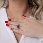 Colar Lua Ametista folheado em ouro 18k - Image 2