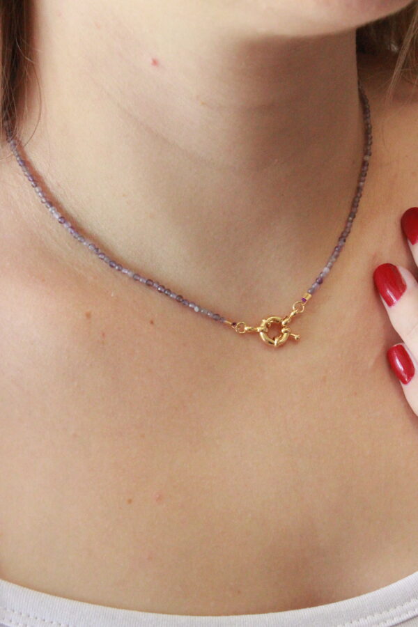 Choker Esfera Ametista